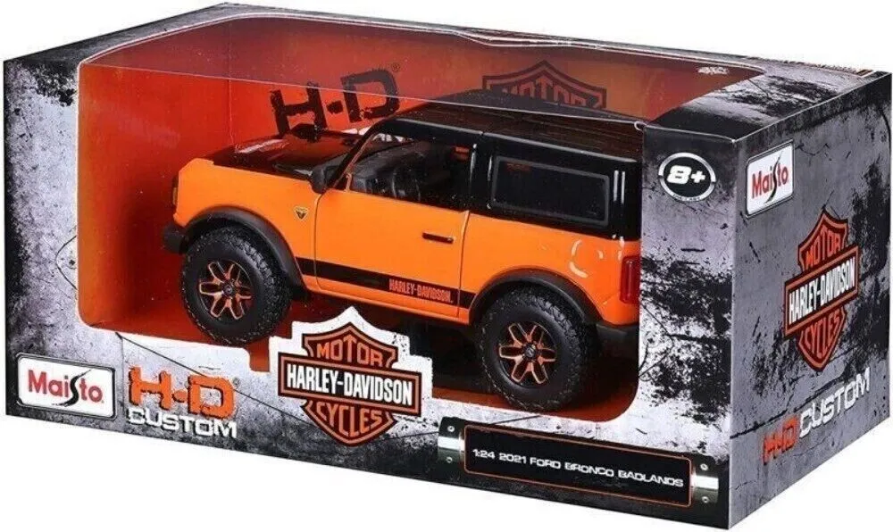 1:24 Harley Davidson Ford Bronco Die-Cast Model