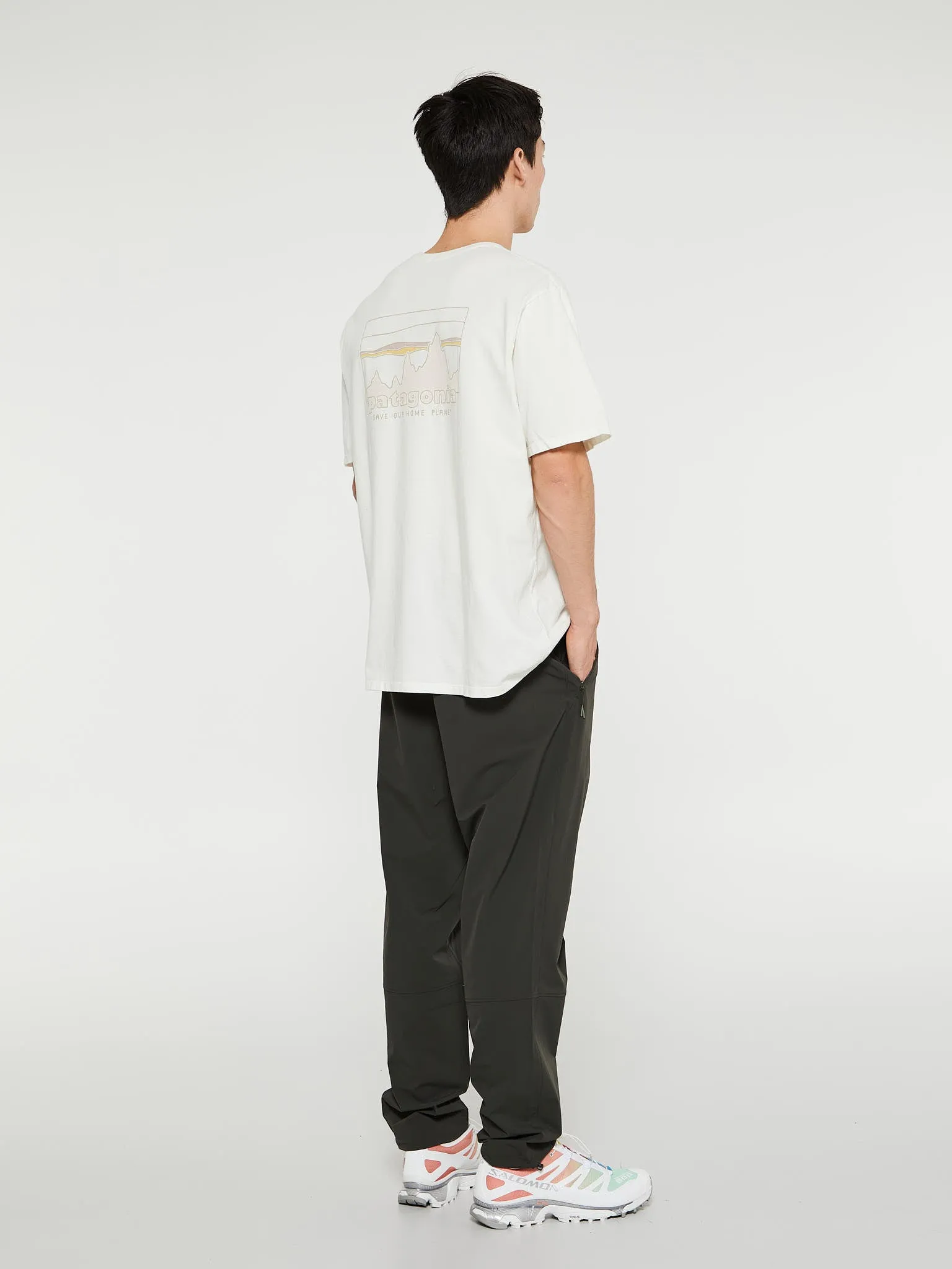 '73 Skyline Organic T-Shirt in Birch White