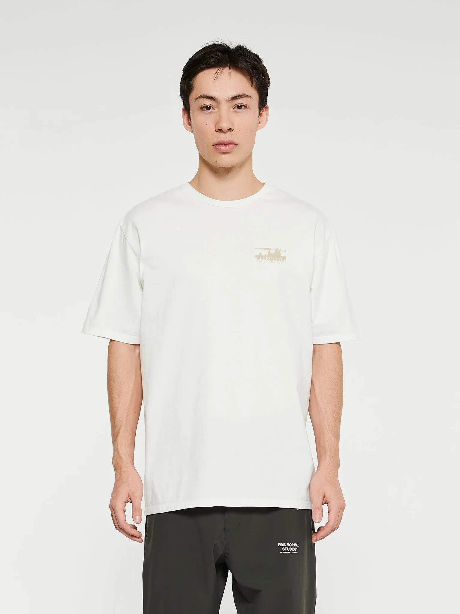 '73 Skyline Organic T-Shirt in Birch White