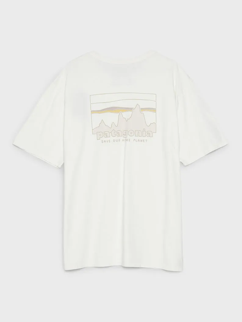 '73 Skyline Organic T-Shirt in Birch White