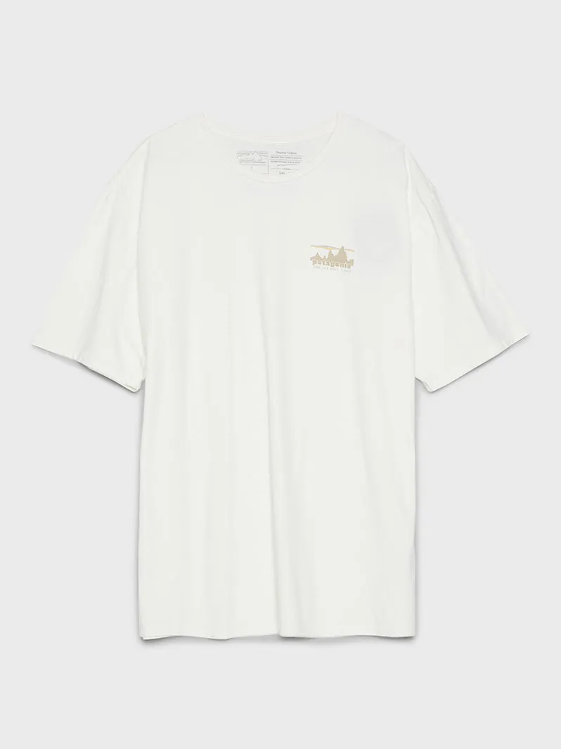 '73 Skyline Organic T-Shirt in Birch White