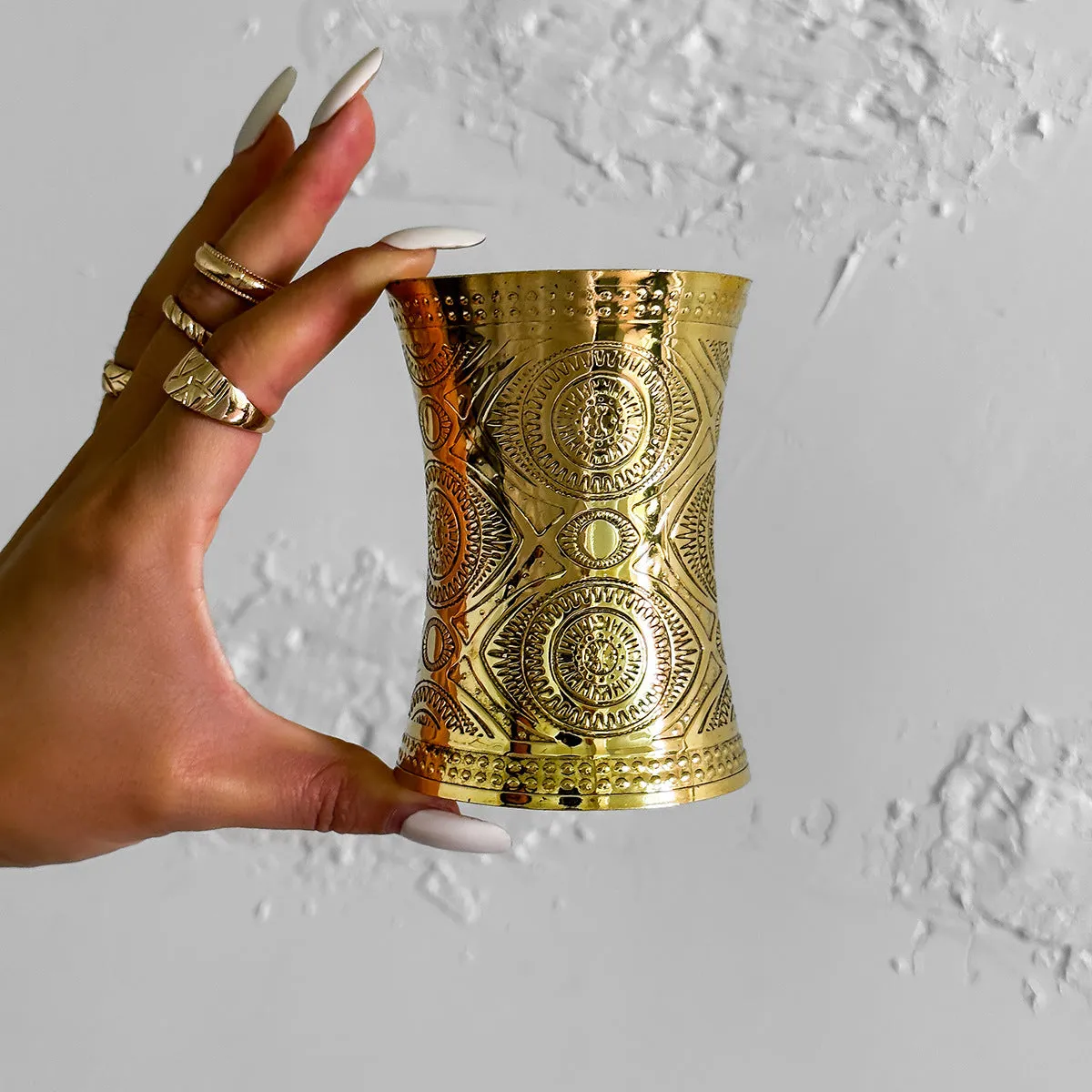African Eye Graphic Carved Wide Cuff Bracelet with Retro Charm - Vienna Verve Collection