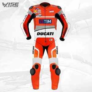 Andrea Dovizioso Ducati Traje De Carreras Motogp Motorcycle Suit 2016