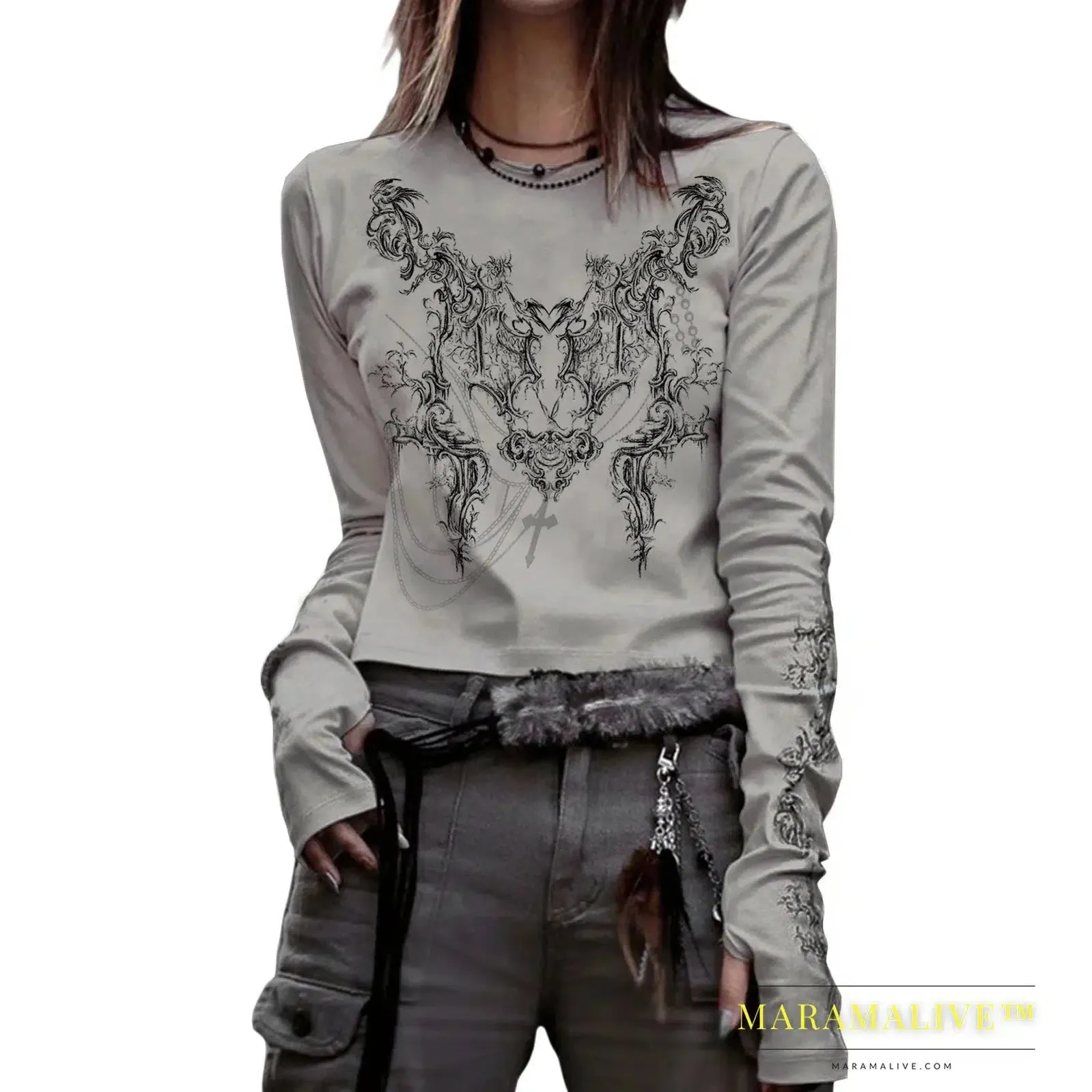 Authentic 90s Vintage Emo and Grunge Tees for Ladies