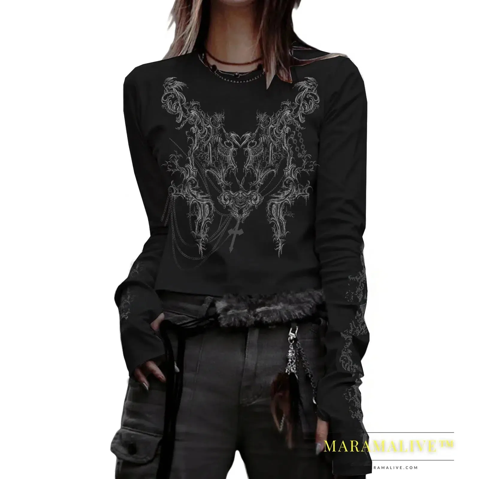 Authentic 90s Vintage Emo and Grunge Tees for Ladies