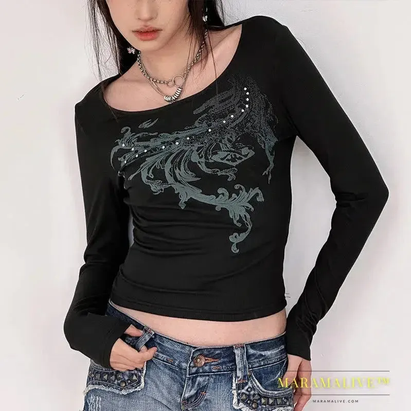 Authentic 90s Vintage Emo and Grunge Tees for Ladies