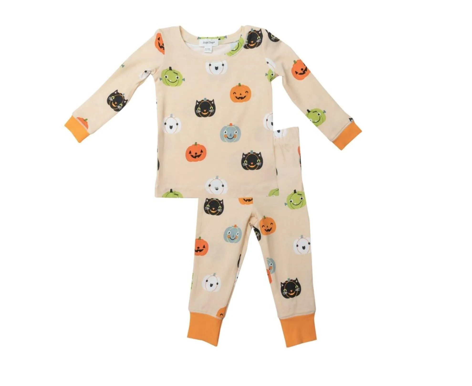 Baby & Kids Loungewear Set | Halloween Pumpkin Fun | Angel Dear