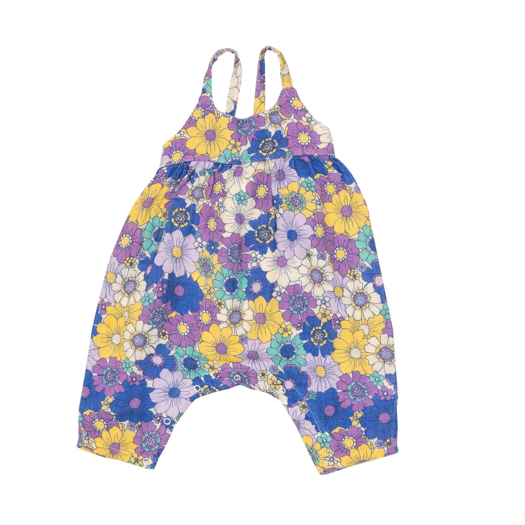 Baby Romper | Tie Back Romper- Retro Cosmos | Angel Dear