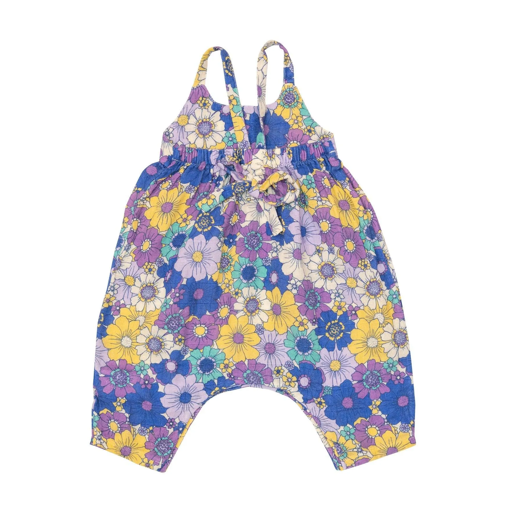Baby Romper | Tie Back Romper- Retro Cosmos | Angel Dear