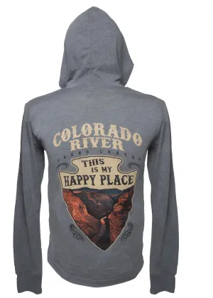 Bella Canvas Long Sleeve "Happy Place" Arrowhead Hoodie