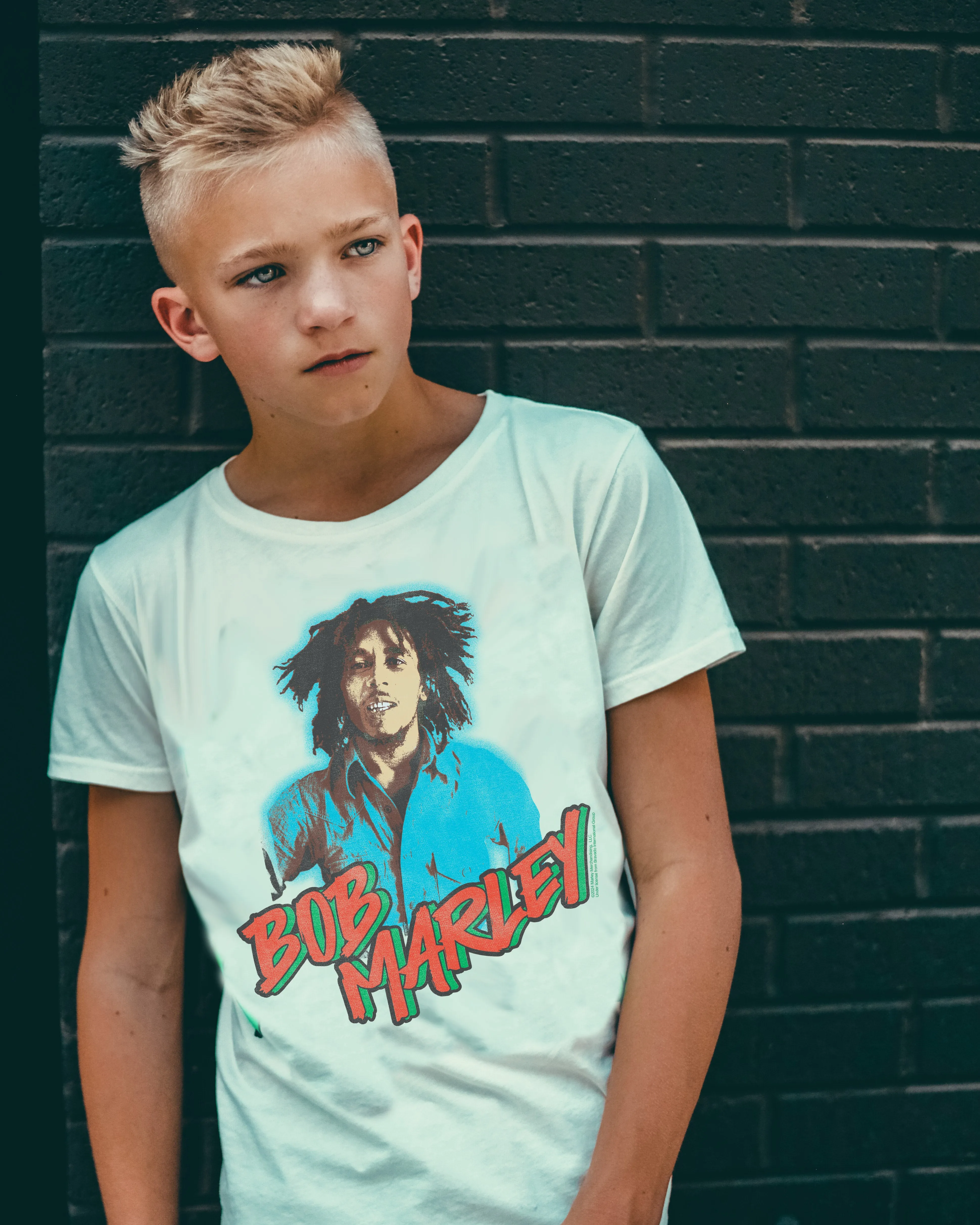 Bob Marley White Organic Tee