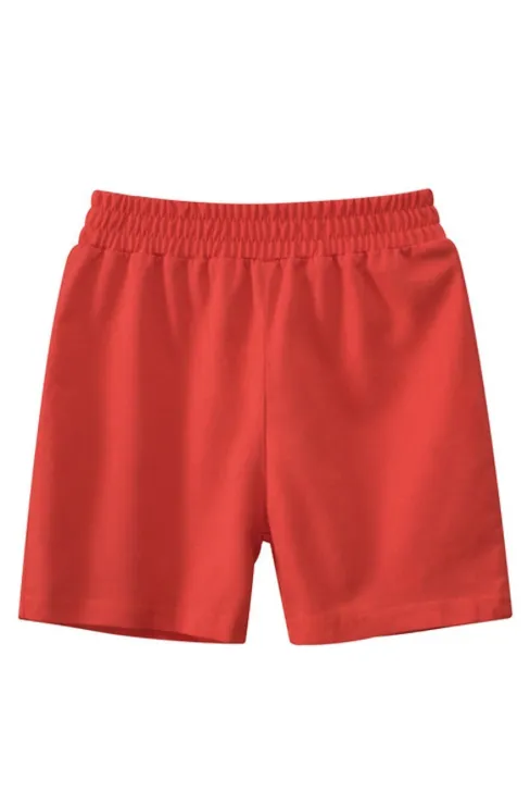 Boys Cotton Elastic Waist Shorts