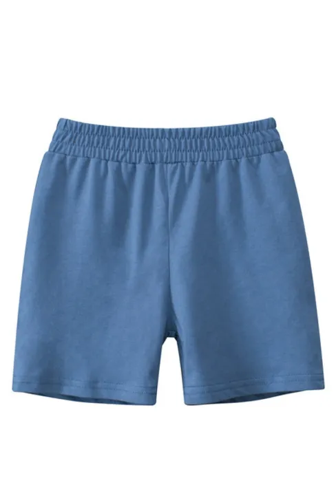 Boys Cotton Elastic Waist Shorts