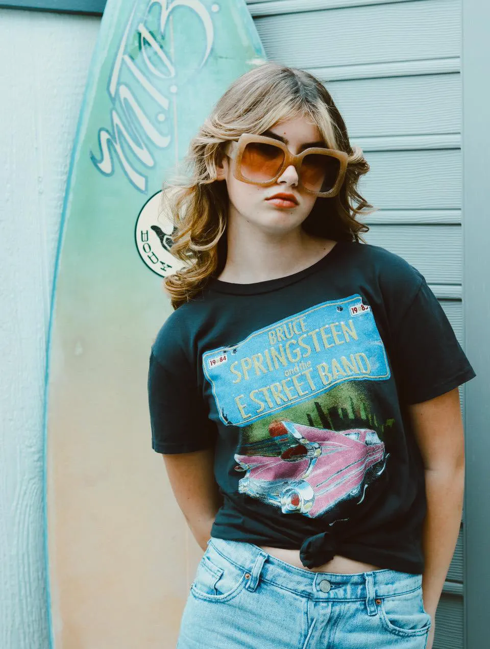 Bruce Springsteen Organic Vintage Black Tee