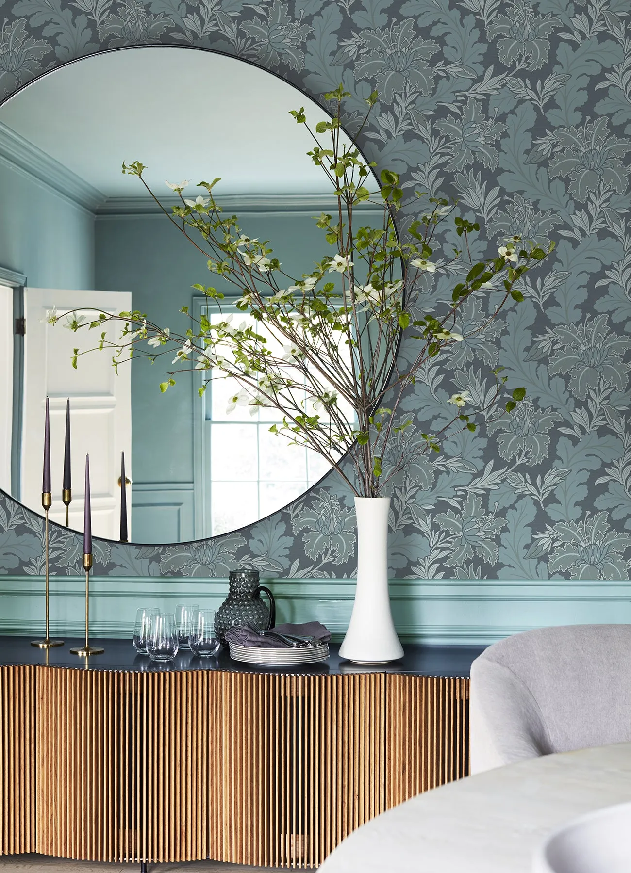 Butterfield Floral Wallpaper