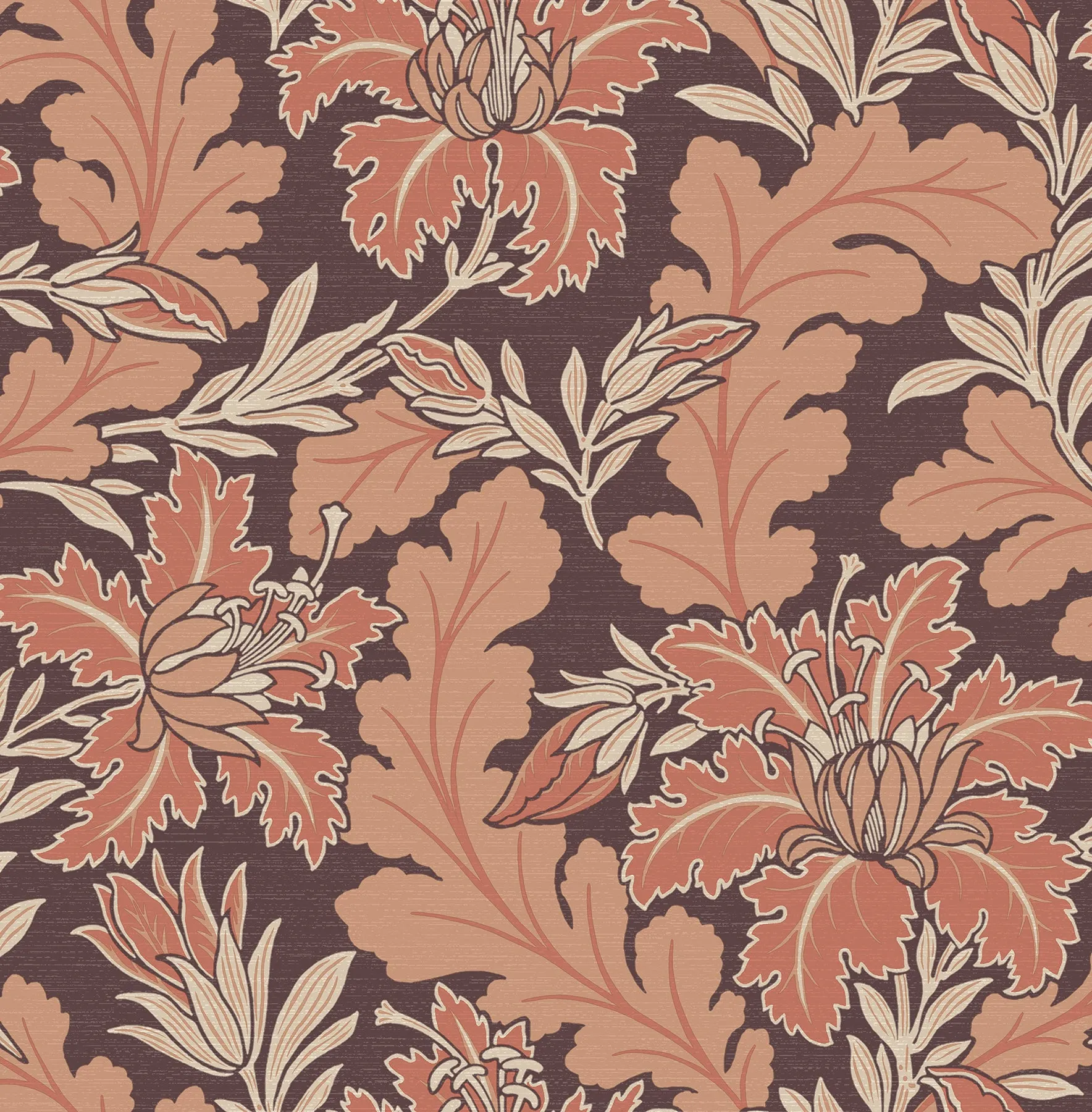 Butterfield Floral Wallpaper
