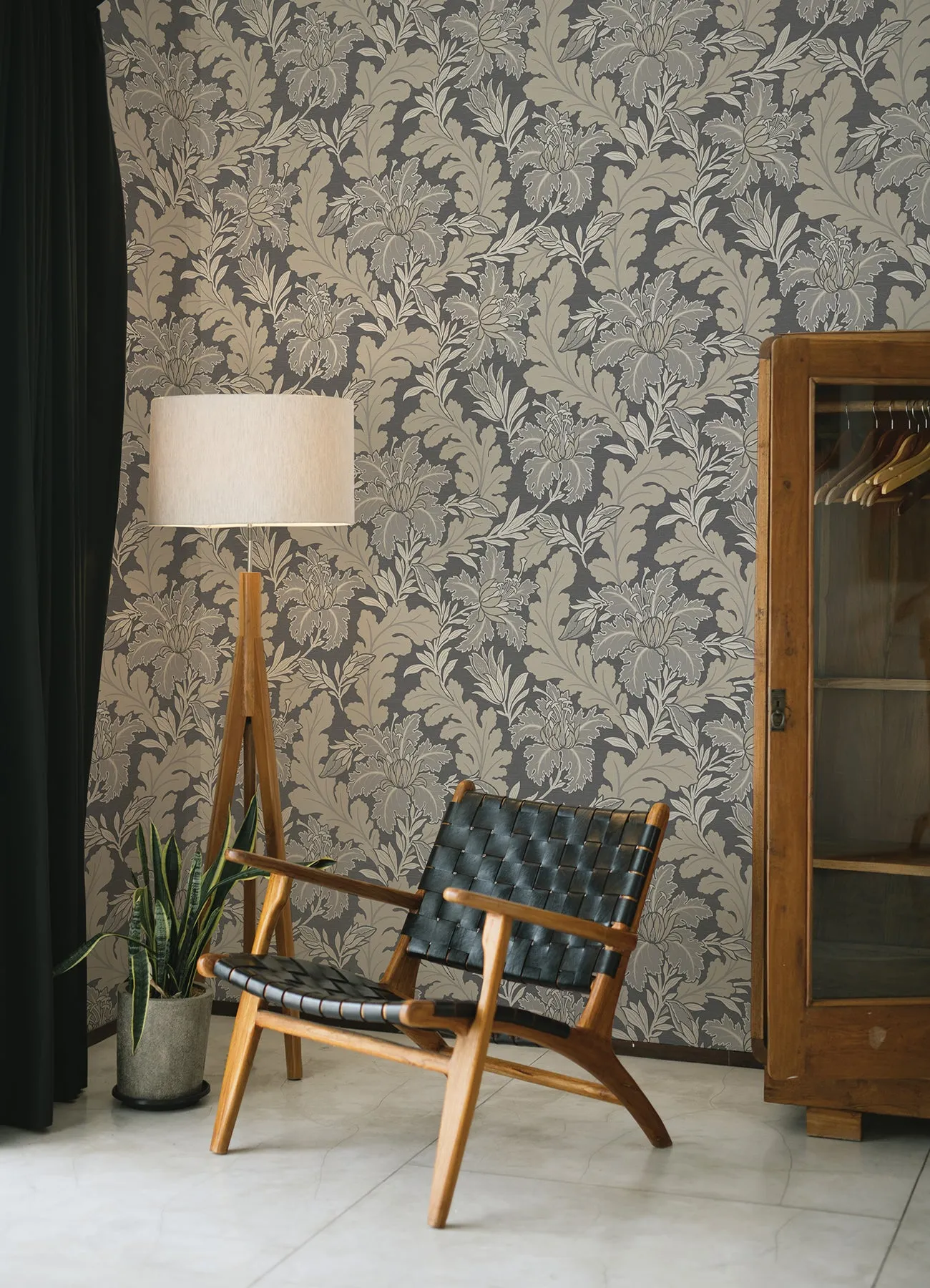Butterfield Floral Wallpaper