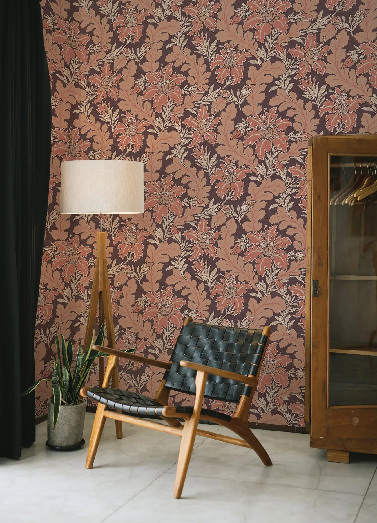 Butterfield Floral Wallpaper