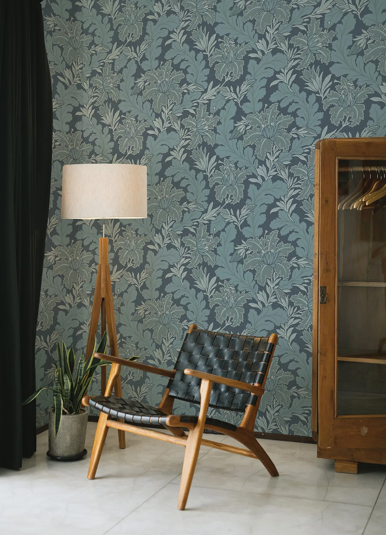 Butterfield Floral Wallpaper