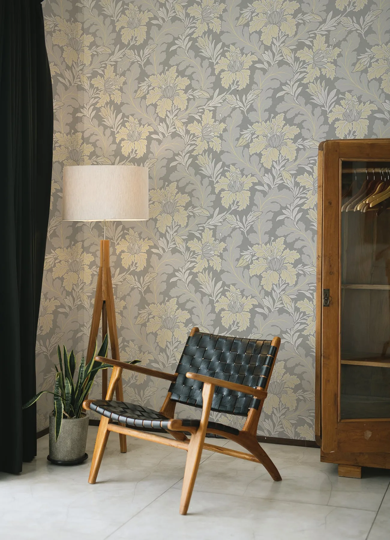 Butterfield Floral Wallpaper
