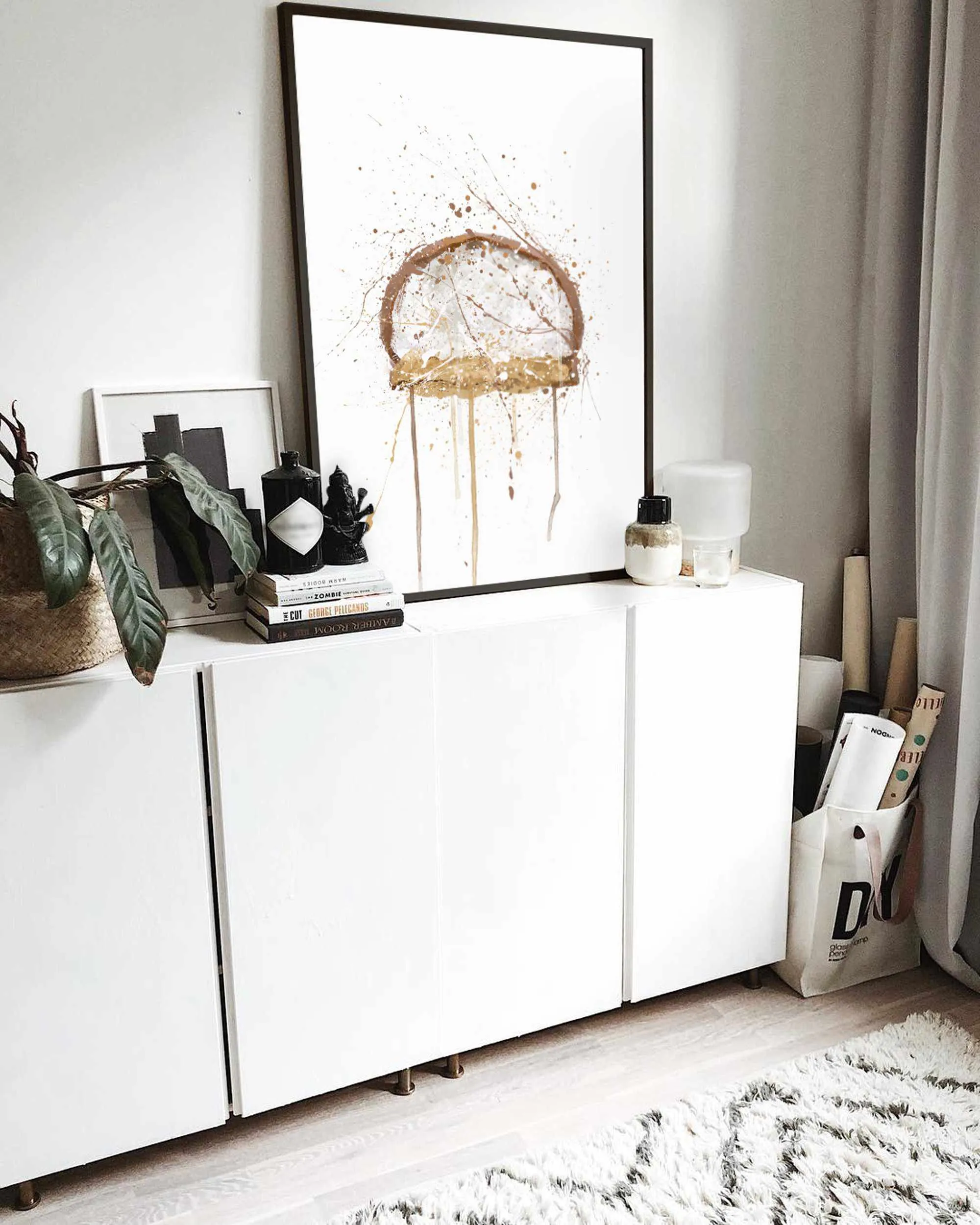 Cake Wall Art Print 'Mallow Biscuit'