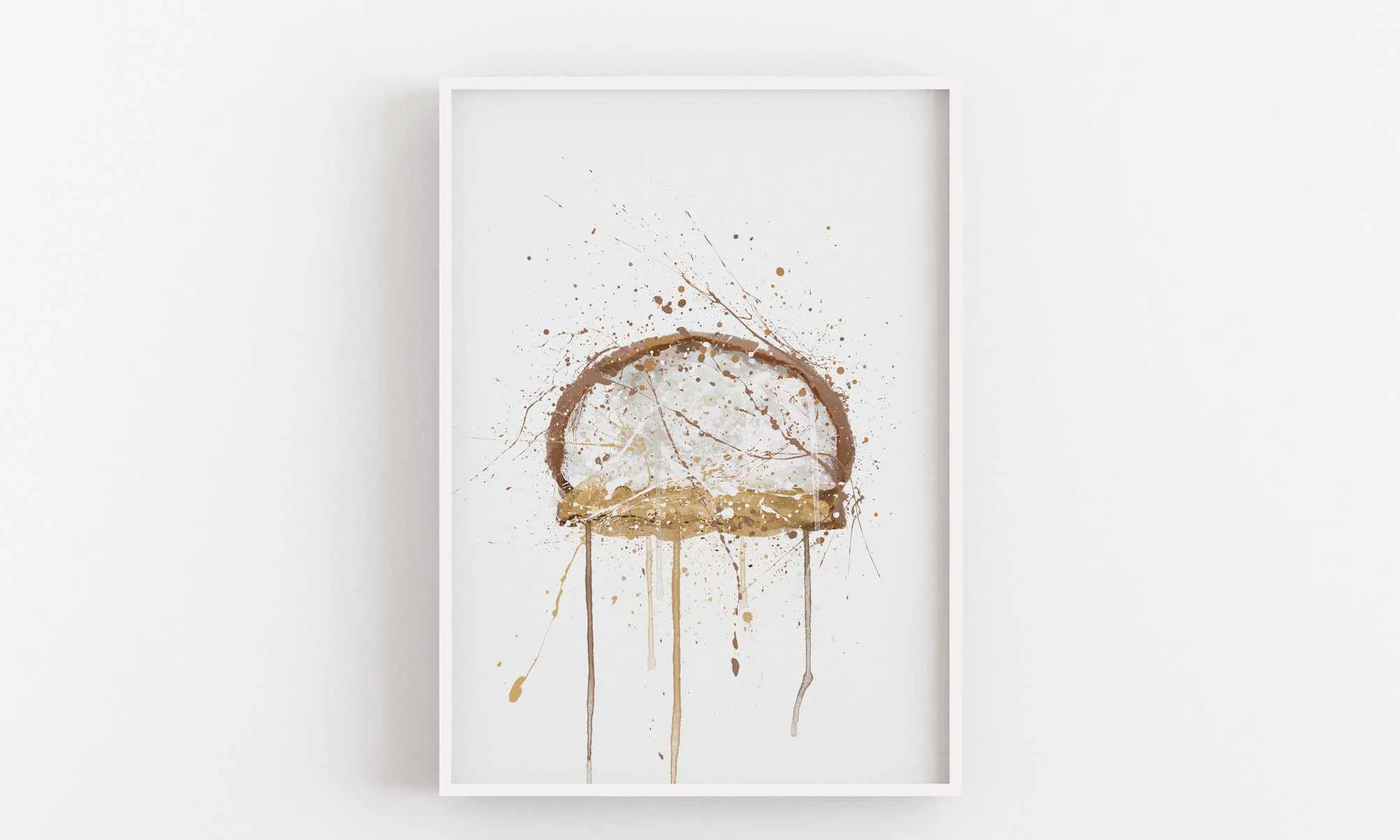 Cake Wall Art Print 'Mallow Biscuit'