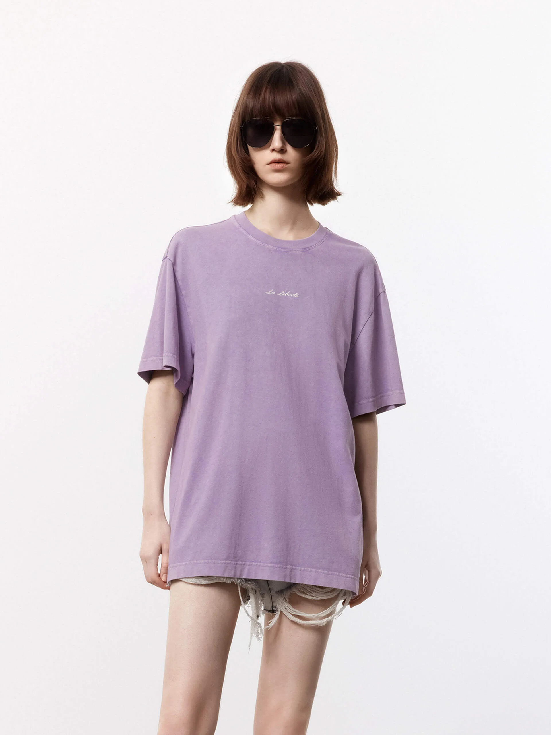 Cartoon Print Loose T-shirt