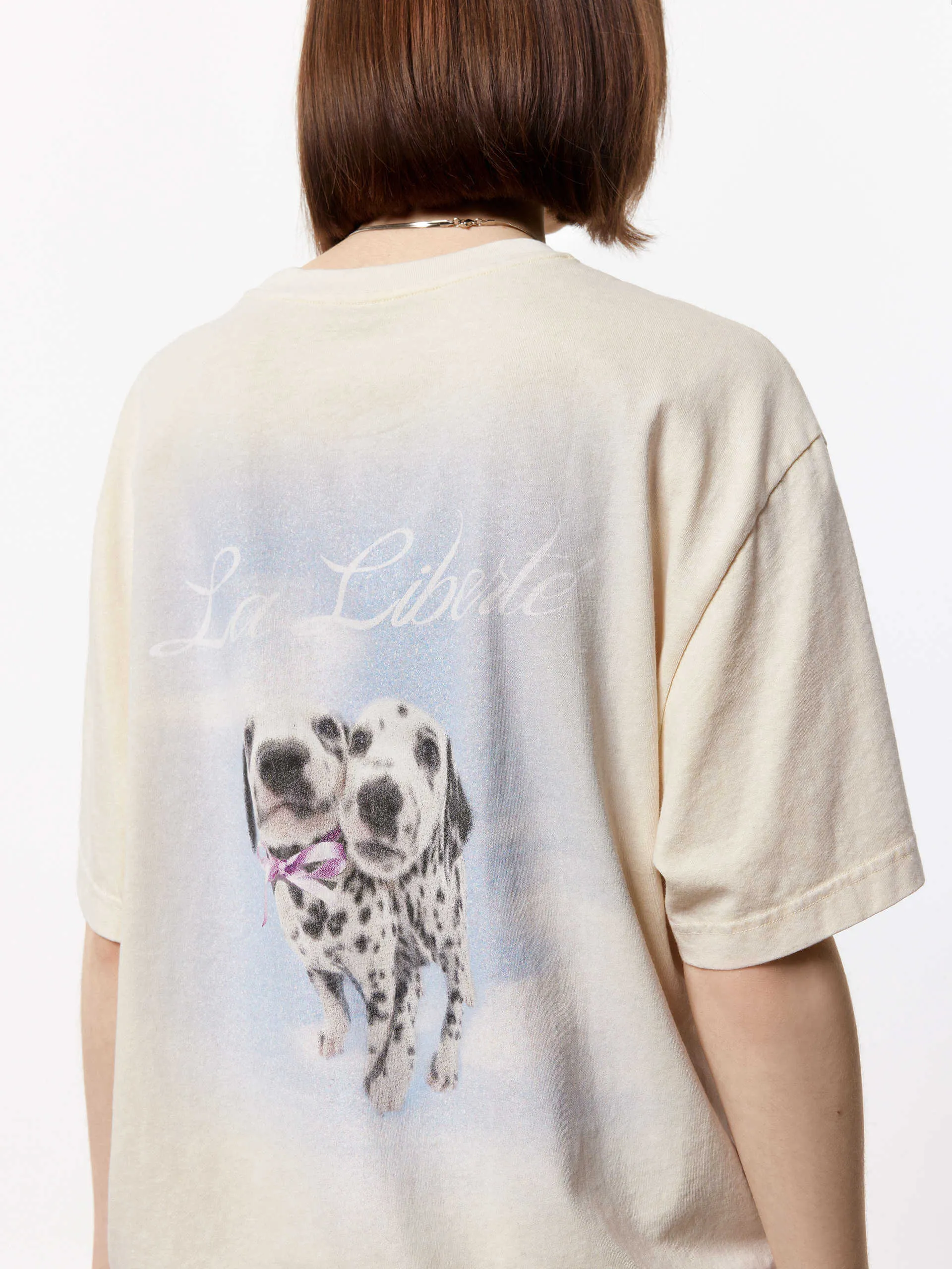 Cartoon Print Loose T-shirt