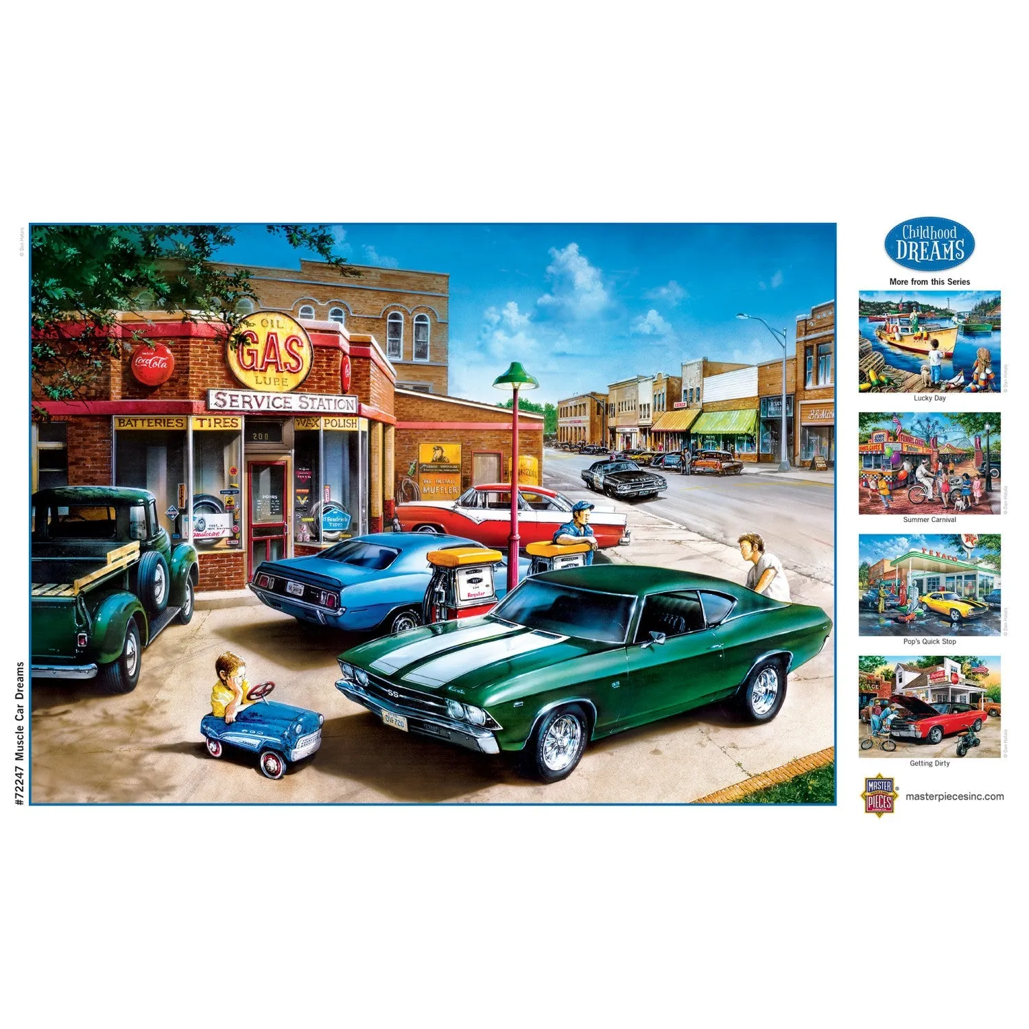 Childhood Dreams - Muscle Car Dreams 1000 Piece Jigsaw Puzzle