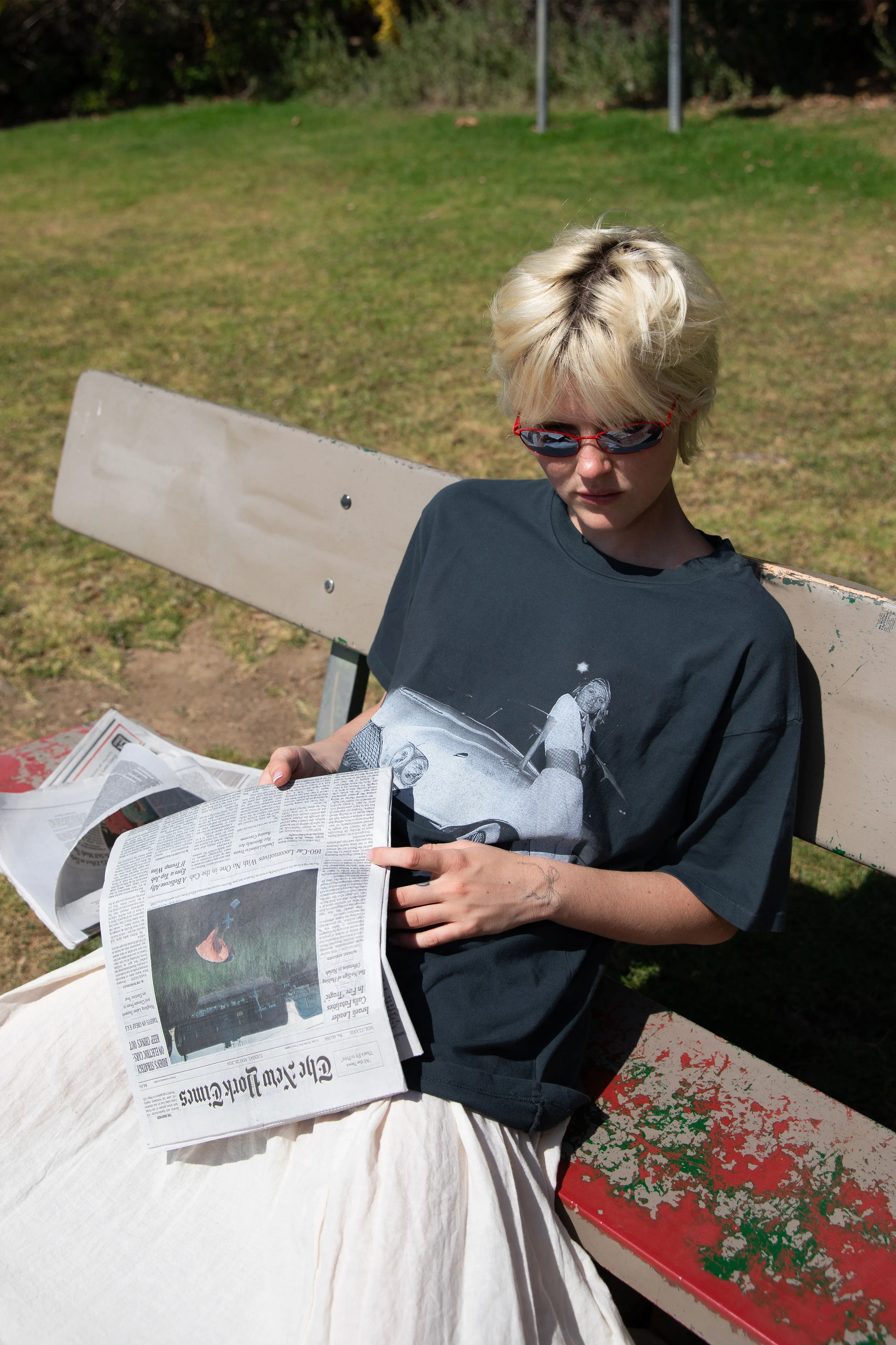 Chris Stein Debbie Car Photo Weekend Tee