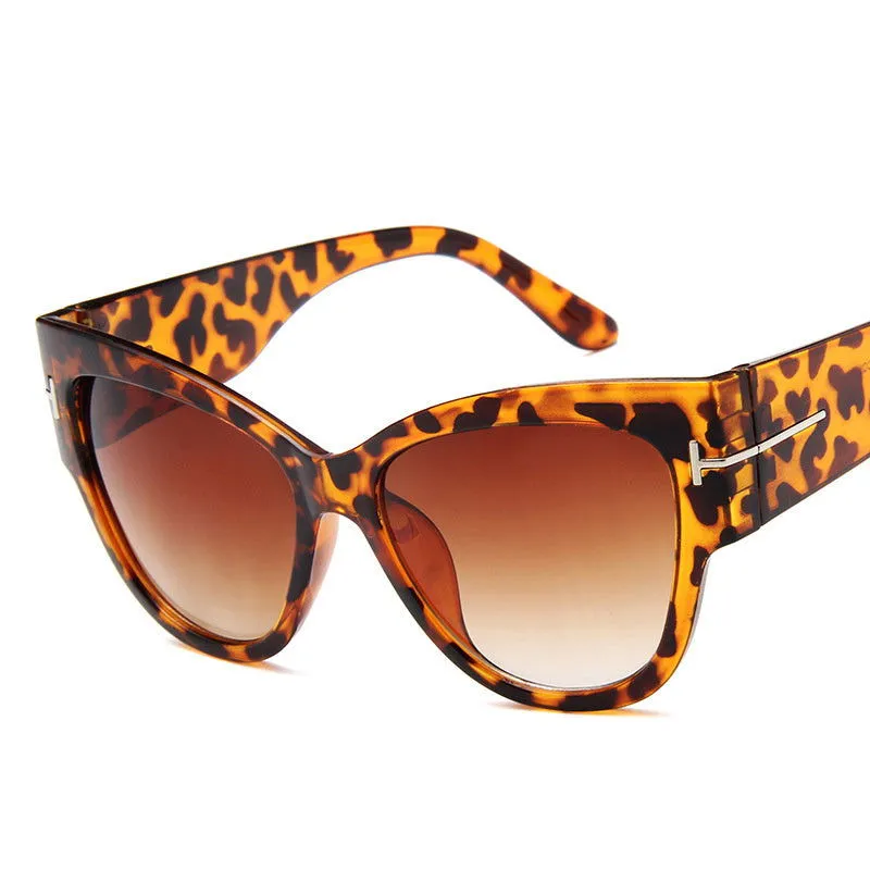 Classic Timeless Design Oversized Cat Eye Sunglasses