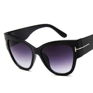 Classic Timeless Design Oversized Cat Eye Sunglasses