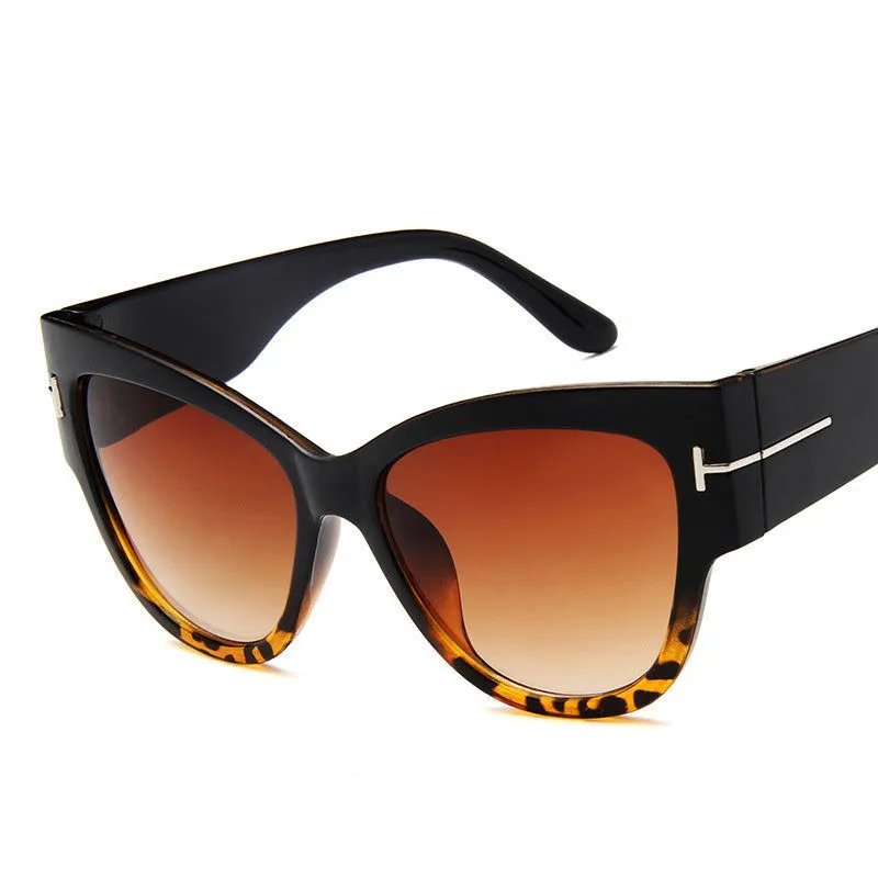 Classic Timeless Design Oversized Cat Eye Sunglasses