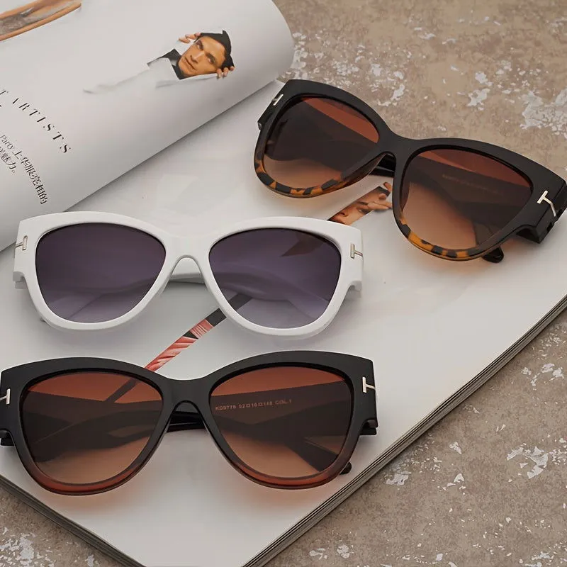 Classic Timeless Design Oversized Cat Eye Sunglasses