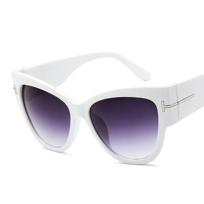 Classic Timeless Design Oversized Cat Eye Sunglasses