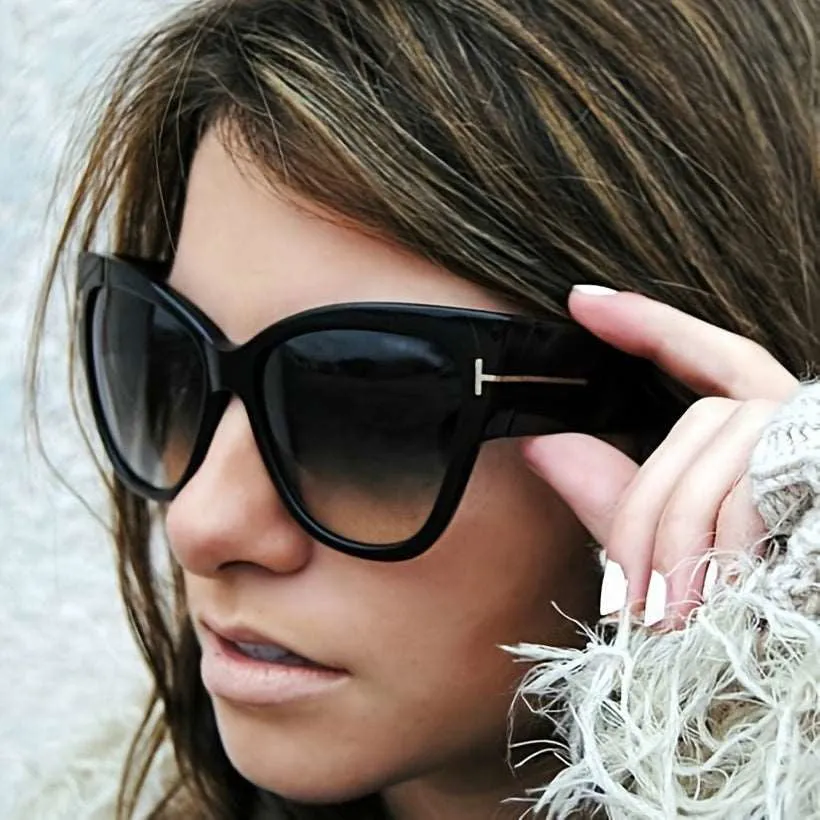Classic Timeless Design Oversized Cat Eye Sunglasses