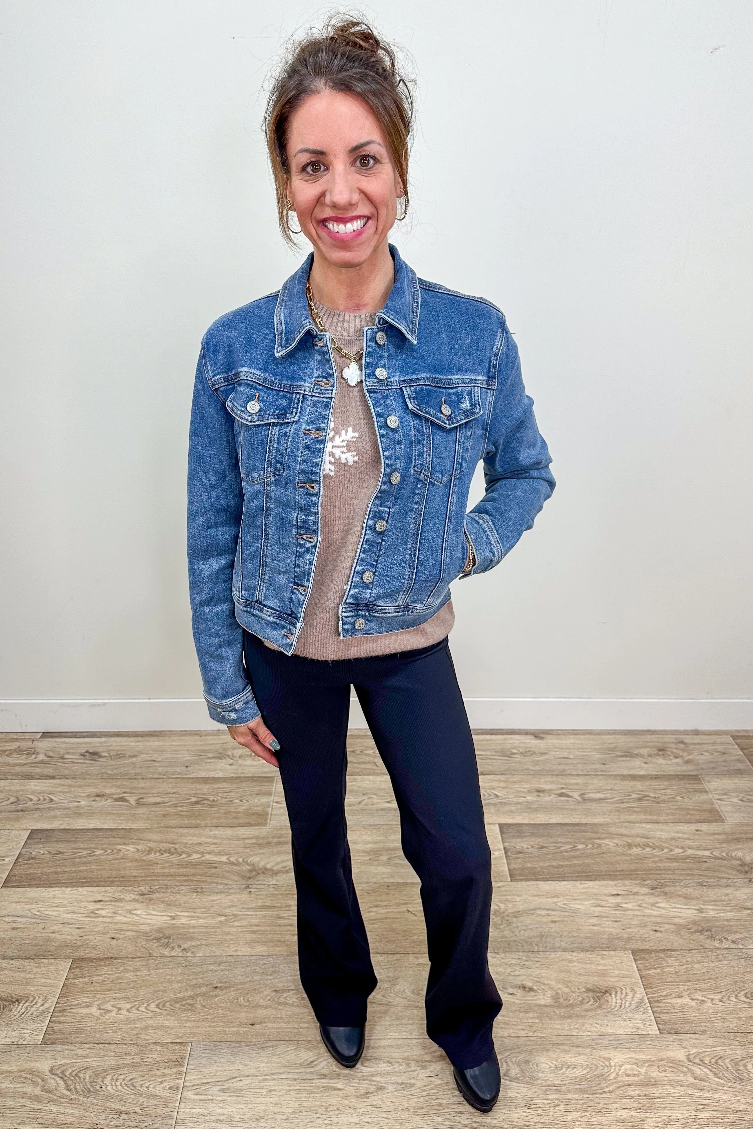 Classic Vintage Wash Denim Jacket