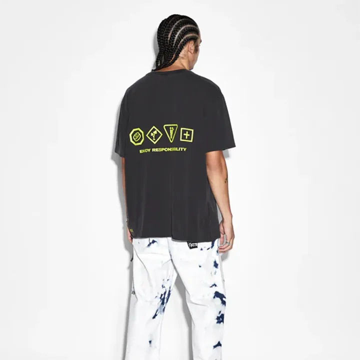 Enjoy Biggie SS Tee (Black) - KMPF23TE018001