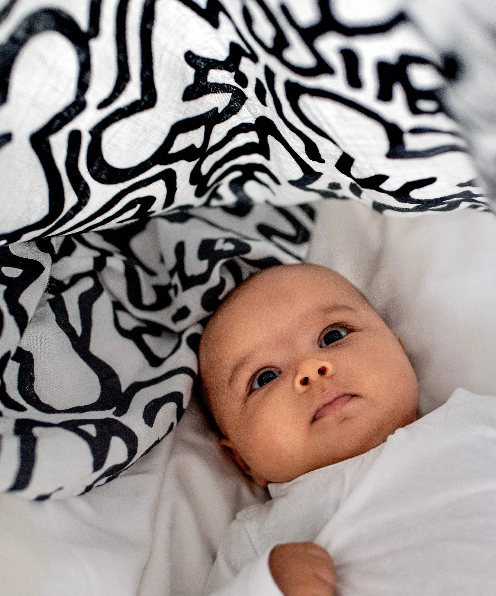 Etta Loves X Keith Haring Extra Large Muslin Square - Baby