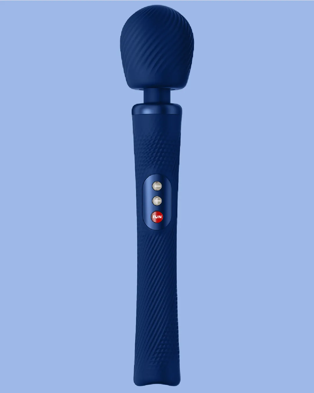 Fun Factory Vim Silicone Weighted Rumbly Wand Vibrator - Blue