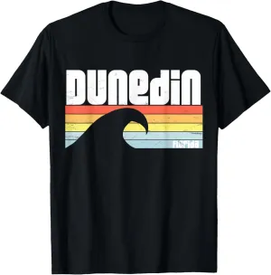 I Love Dunedin Florida FL Atlantic Ocean Wave T-Shirt