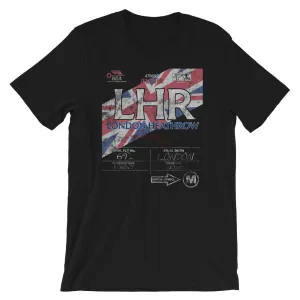 LHR London Heathrow Vintage Airline Tag Tee