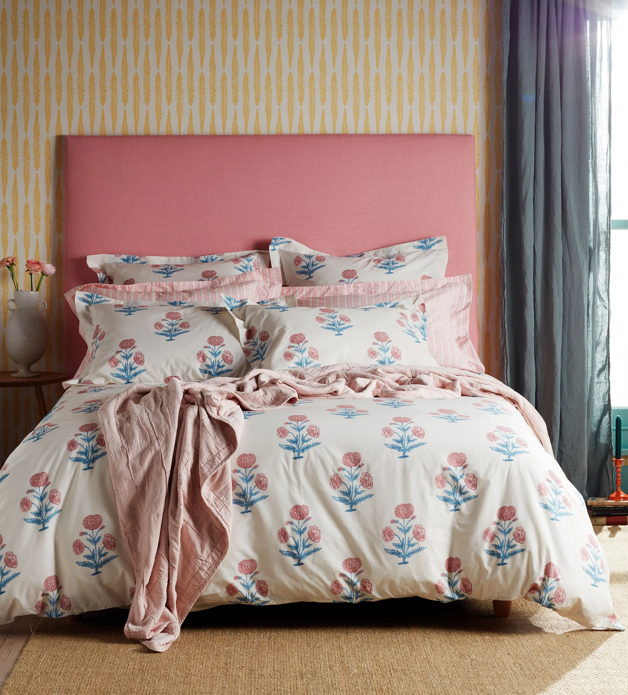 Molly Mahon Poppy 100% Cotton Bed Linen