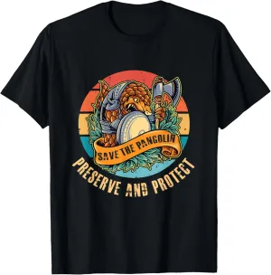 Pangolin warrior Wildlife Conservation Save The Pangolin T-Shirt