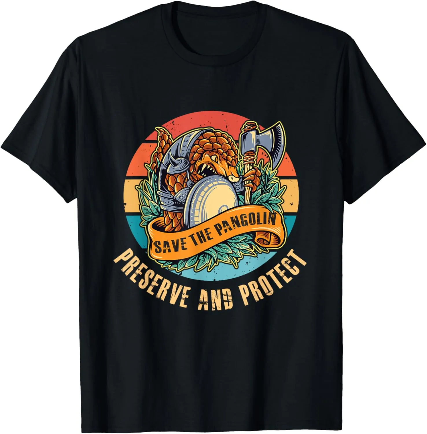 Pangolin warrior Wildlife Conservation Save The Pangolin T-Shirt