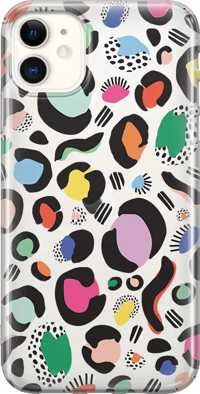 Party Animal | Rainbow Leopard Print Case