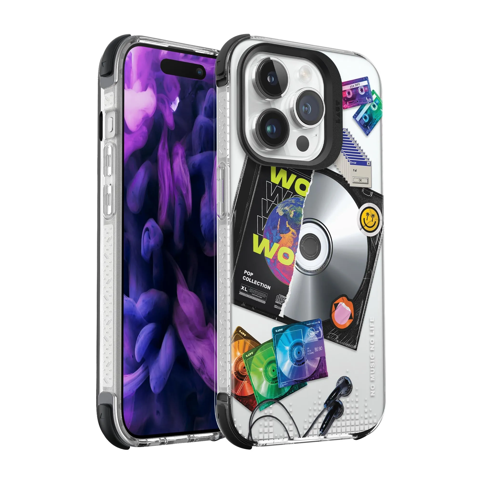 POP RETRO MUSIC case for iPhone 15 Series