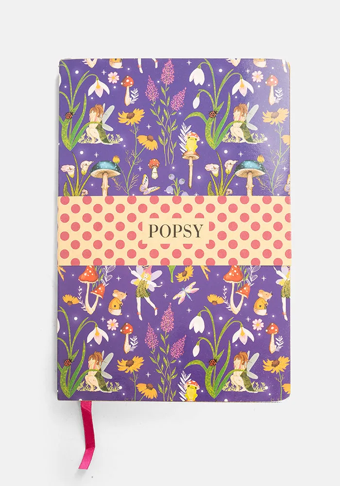 Popsy Fairy Garden Print Notebook