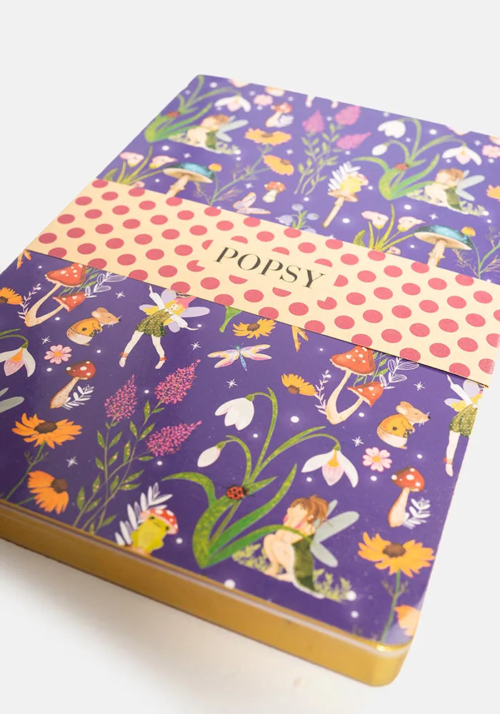 Popsy Fairy Garden Print Notebook