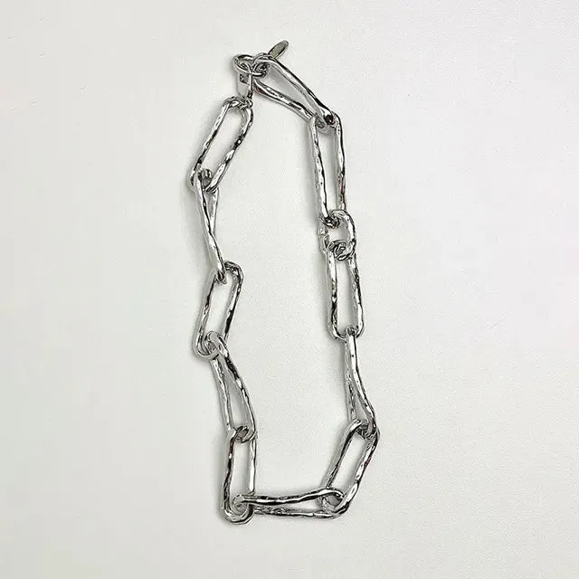 Pre Order:  Retro Thick Chain Splicing Metal Choker